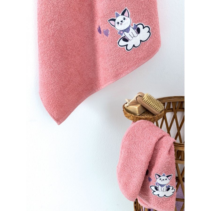 Palamaiki Home Σετ Βρεφικές Πετσέτες Kids Bath Bath Kitten (5205857295615)