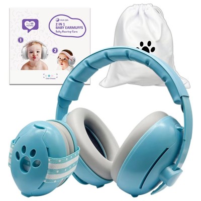 Abo Ακουστικά Προστασίας Ακοής 2 σε 1 Blue (5207317078394)