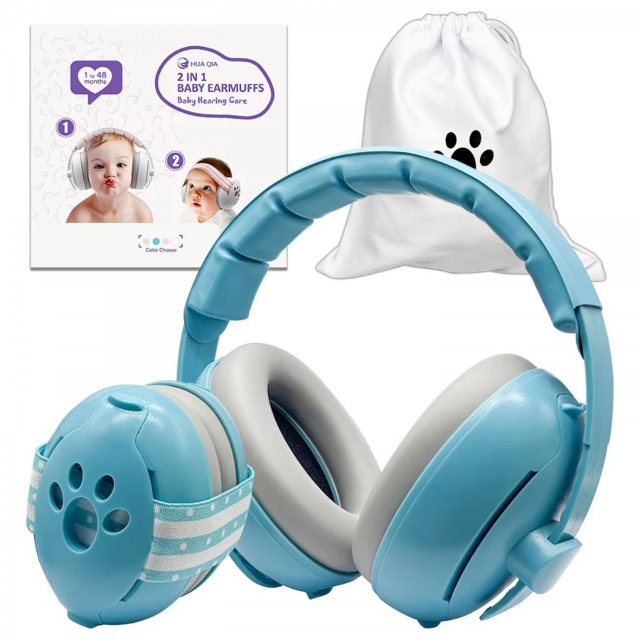 Abo Ακουστικά Προστασίας Ακοής 2 σε 1 Blue (5207317078394)