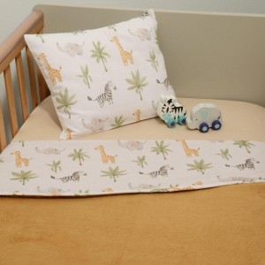 Oliver Baby Minky ΝEW Κουβέρτα Λίκνου Διπλής Όψης 75×95 Des.424 (46-6735/424)