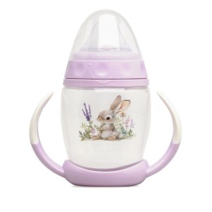 Kiokids Εκπαιδευτικό Ποτηράκι Lavender Bunny 1ο Βήμα 270ml 6+Μ (5369)