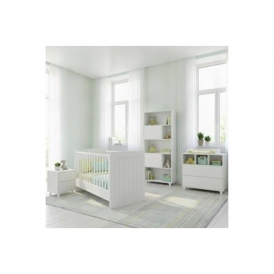 Asterias Bebe Προεφηβικό Κρεββατάκι  Baby Moon Λευκό (54321)