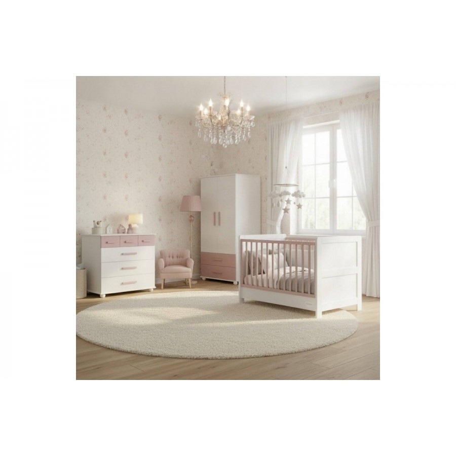 Asterias Bebe Προεφηβικό Κρεββατάκι Χίος Ροζ (54323) Asterias Bebe Προεφηβικό Κρεββατάκι Χίος Ροζ (54323)
