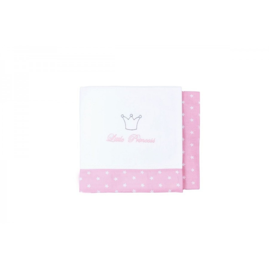 Babystar Σετ Σεντόνια λίκνου 2 τμχ Princess (5527)