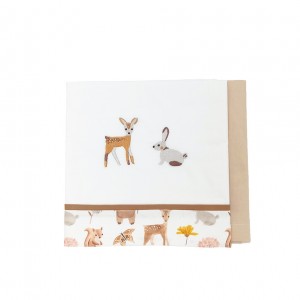 Babystar Σετ Σεντόνια λίκνου 2 τμχ Forest Friends (5532)