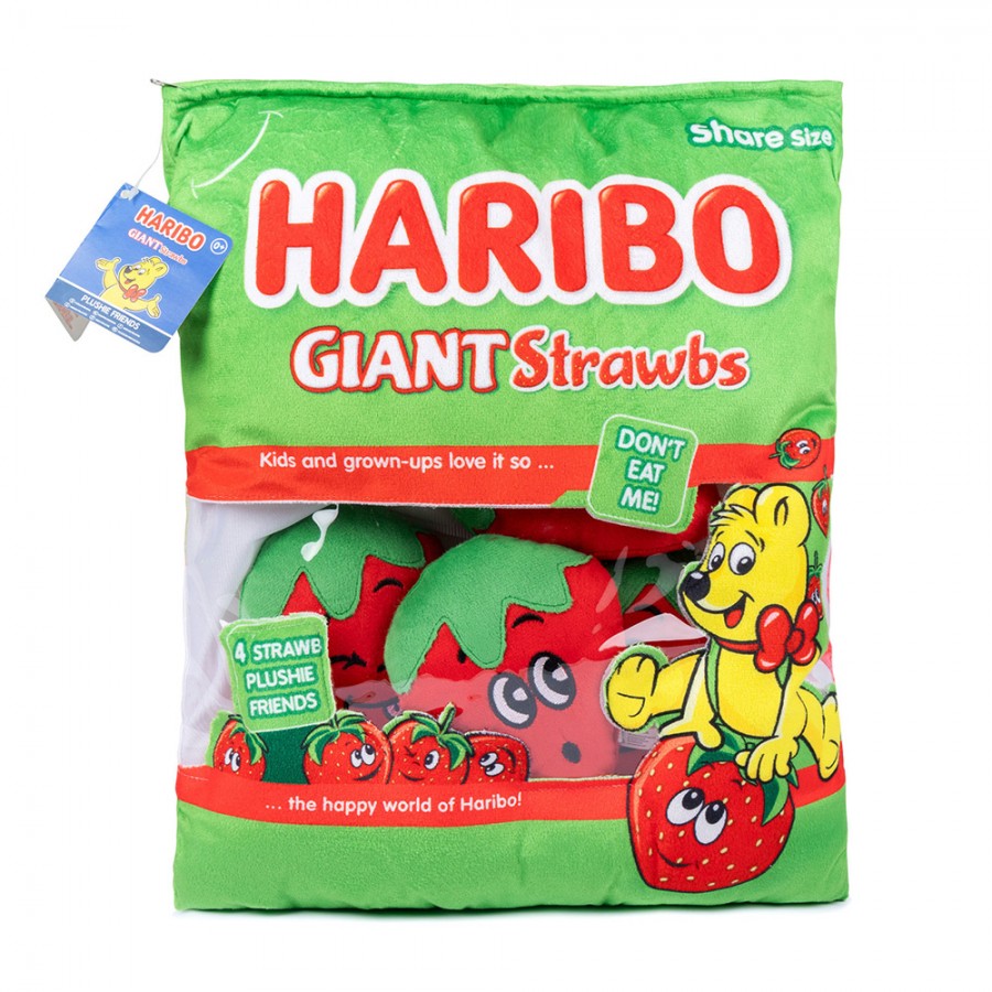 Real Fun Toys Haribo Giant Strawberries Snack Bag (55-0101/STRAWBS) Real Fun Toys Haribo Giant Strawberries Snack Bag (55-0101/STRAWBS)