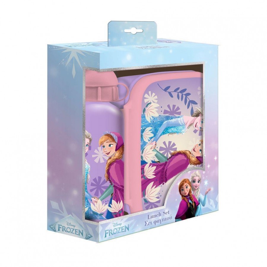 Must Σετ Φαγητού Frozen περιέχει 1 φαγητοδοχείο και 1 παγούρι αλουμινίου (000564928)