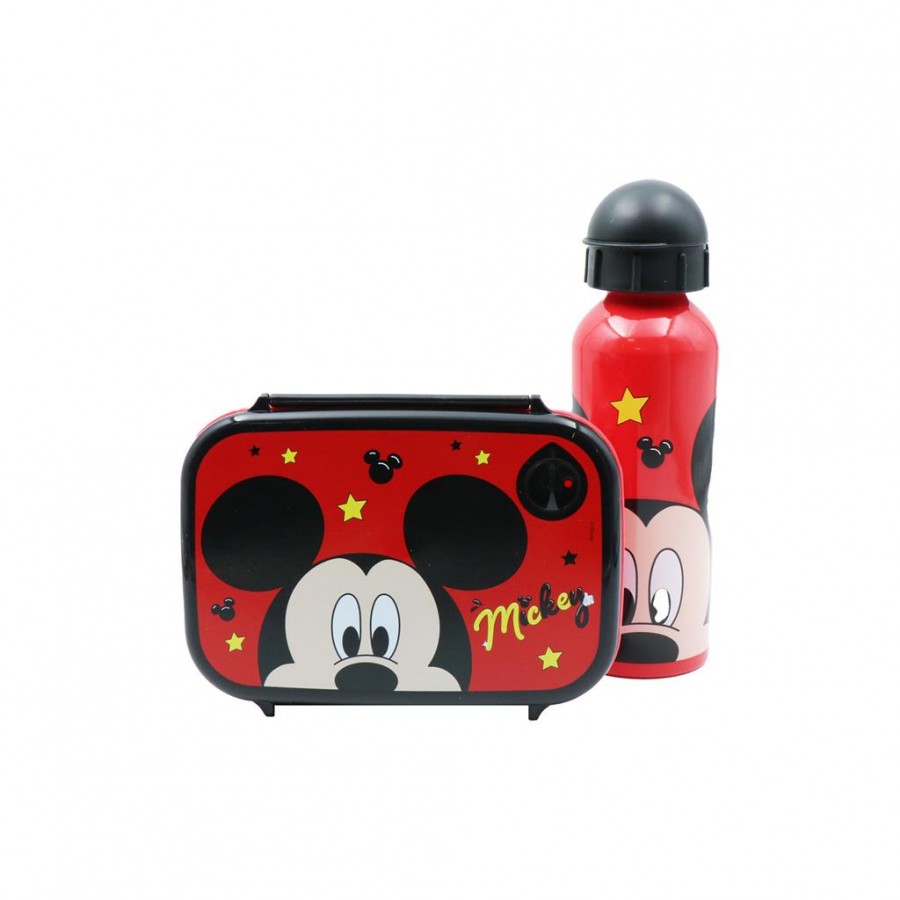 Must Σετ Φαγητού Mickey περιέχει 1 φαγητοδοχείο και 1 παγούρι αλουμινίου (000564930)