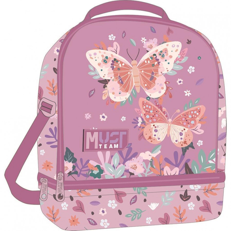  Must Τσαντάκι Φαγητού Ισοθερμικό Butterfly Lilac (587225)