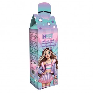 Must Παγούρι Θερμός Ανοξείδωτο Fashion Girl 500 ml με καπάκι (587484)