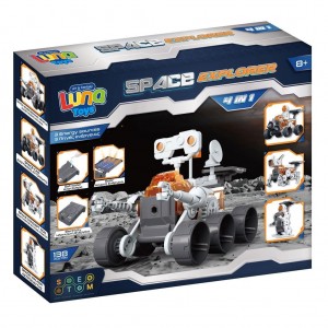 Luna Toys Παιχνίδι Οχήματα Διαστήματος 4 σε 1 (622686) Luna Toys Παιχνίδι Οχήματα Διαστήματος 4 σε 1 (622686)