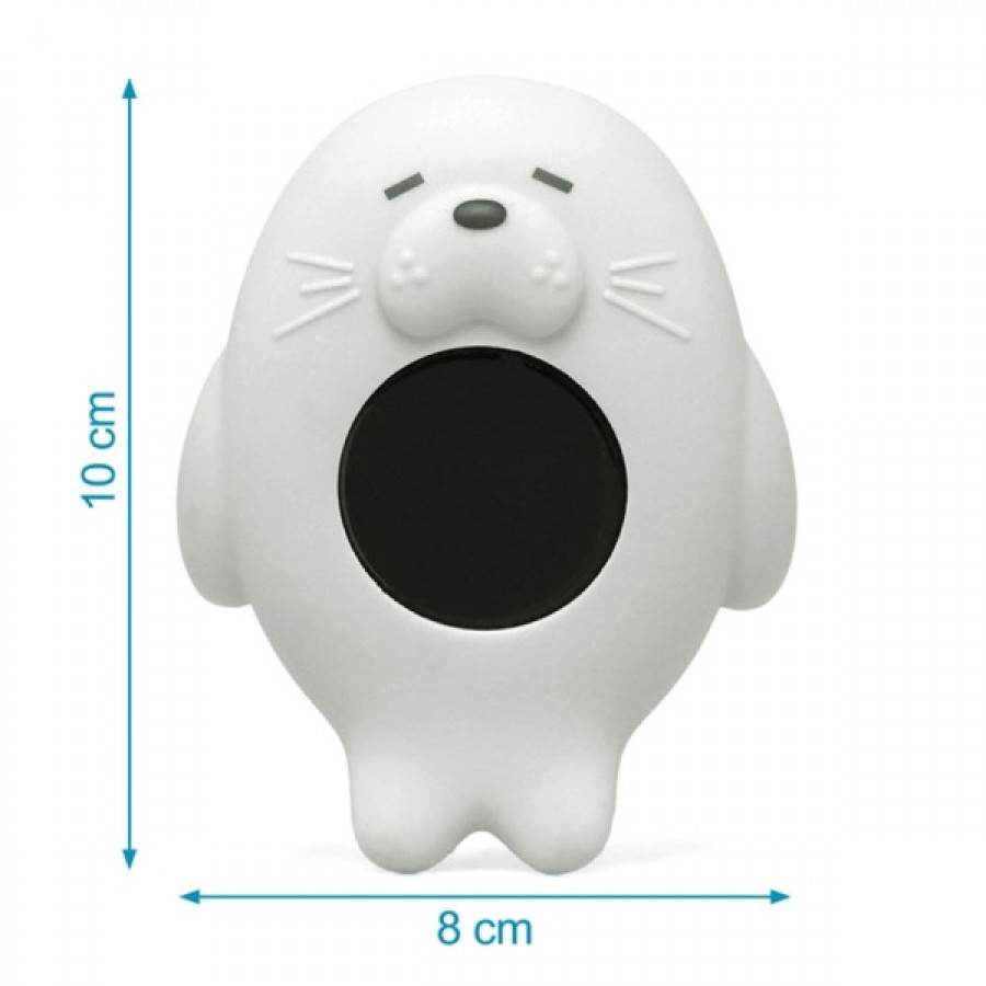 Kiokids Ηλεκτρονικό Θερμόμετρο Μπάνιου Φώκια Γκρι (6282)