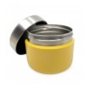 Smikkels Φαγητοδοχείο από ανοξείδωτο ατσάλι 420ml Κίτρινο (63-10026)