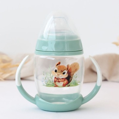 Kiokids Εκπαιδευτικό Ποτηράκι Σκιουράκι 1ο Βήμα 270ml 6+Μ (6339)