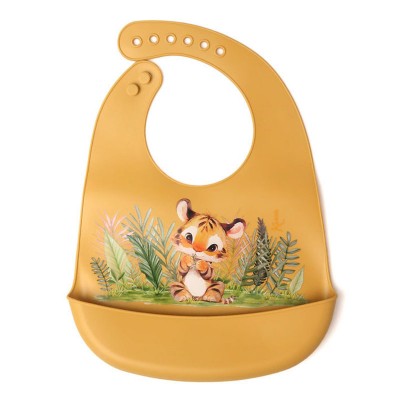 Kiokids Σαλιάρα Σιλικόνης Lion (6344)