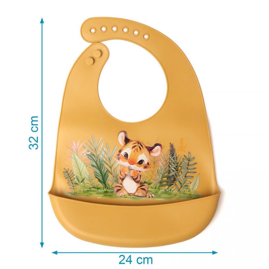 Kiokids Σαλιάρα Σιλικόνης Lion (6344)