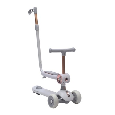 Bebestars Scooter με Λαβή γονέα Xride 3in1 Grey (672-186)