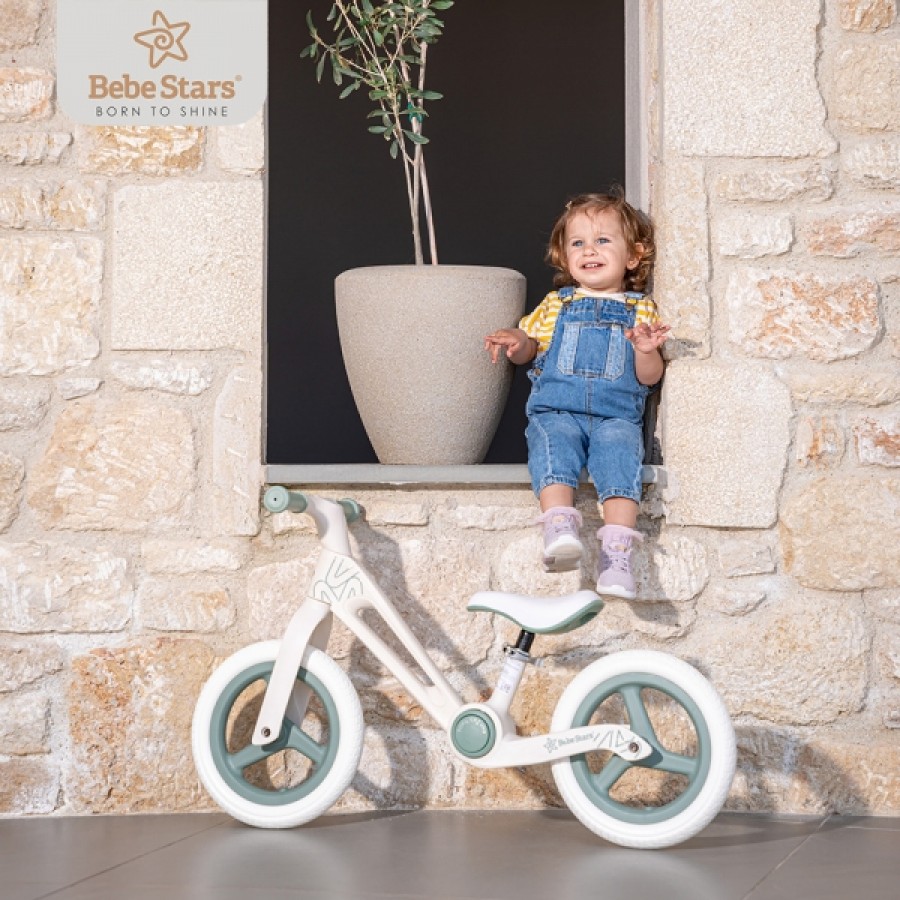Bebestars Αναδιπλούμενο Ποδήλατο Ισορροπίας Beige (675-182)