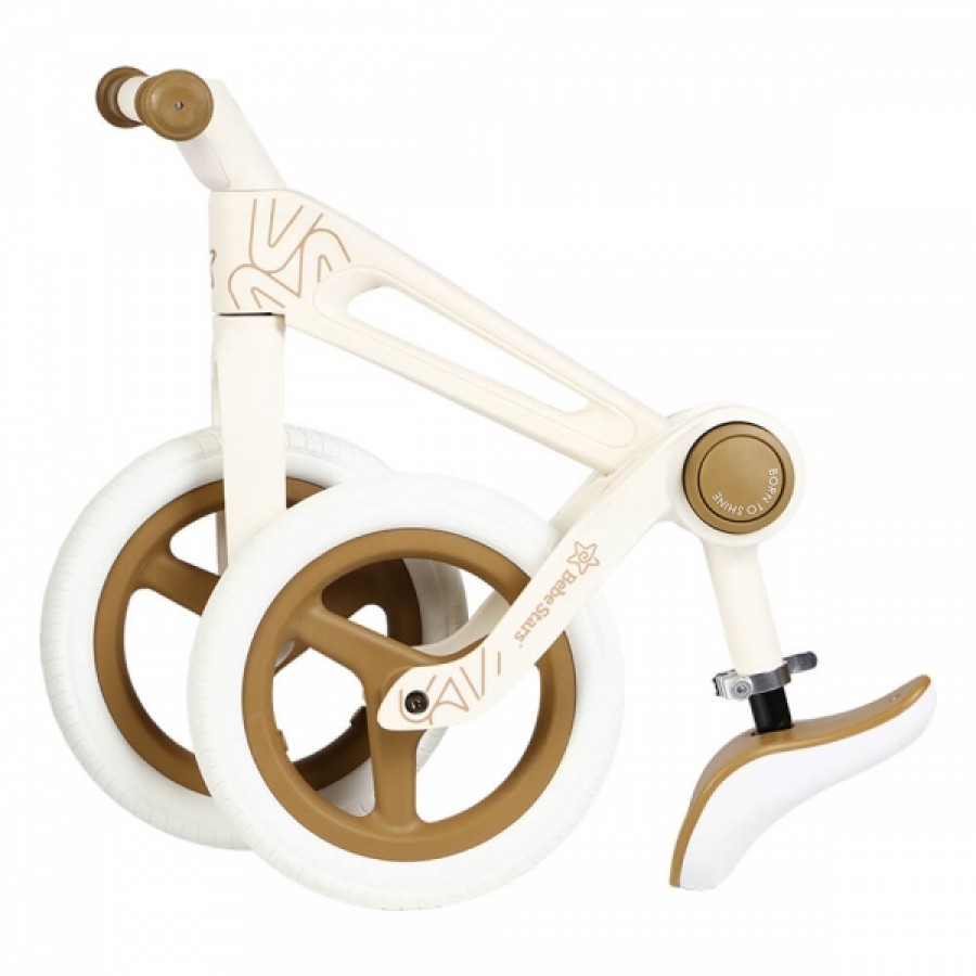 Bebestars Αναδιπλούμενο Ποδήλατο Ισορροπίας Beige (675-182)