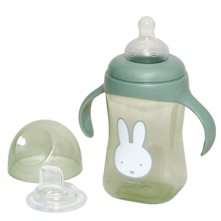 Μπιμπερό με Χερούλια 2-1 300ml Miffy Green (69-24686)