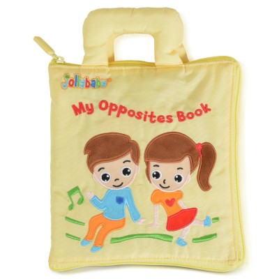 Μαλακό Βιβλιαράκι Jollybaby My opposites Montessori quiet book 8254 (6925783802891)