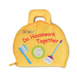 Μαλακό Βιβλιαράκι Do housework Montessori quiet book 2103159 (6925783808589)
