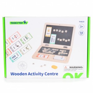 Tooky Toys Ξύλινος Φορητός Υπολογιστής Wooden Activity Centre TH819 3+ (6972633372110) Tooky Toys Ξύλινος Φορητός Υπολογιστής Wooden Activity Centre TH819 3+ (6972633372110)