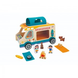 Tooky Toys Ξύλινο Τροχόσπιτο Κάμπινγκ TH427 (6972633372509) Tooky Toys Ξύλινο Τροχόσπιτο Κάμπινγκ TH427 (6972633372509)