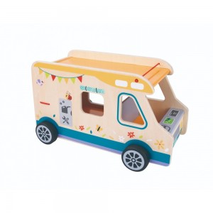 Tooky Toys Ξύλινο Τροχόσπιτο Κάμπινγκ TH427 (6972633372509) Tooky Toys Ξύλινο Τροχόσπιτο Κάμπινγκ TH427 (6972633372509)