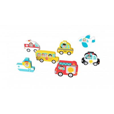 Tooky Toy Ξύλινα Σφηνώματα 8τμχ. Μέσα Μεταφοράς TH634 (6972633372882) Tooky Toy Ξύλινα Σφηνώματα 8τμχ. Μέσα Μεταφοράς TH634 (6972633372882)