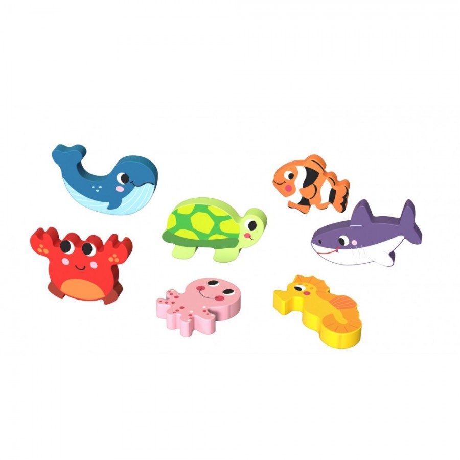 Tooky Toy Ξύλινα Σφηνώματα 8τμχ. Ζώα της Θάλασσας TK265 (6972633374503) Tooky Toy Ξύλινα Σφηνώματα 8τμχ. Ζώα της Θάλασσας TK265 (6972633374503)