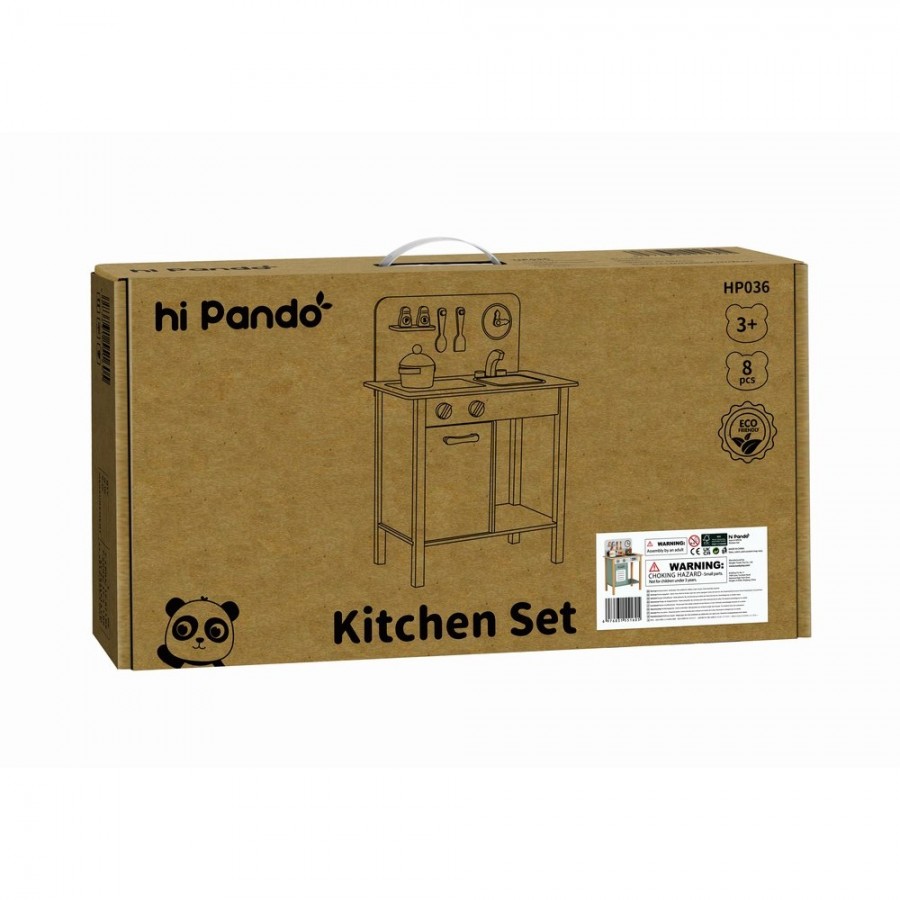 Hi Pando Ξύλινη Κουζίνα Kitchen Set HP036 (6976831551605)