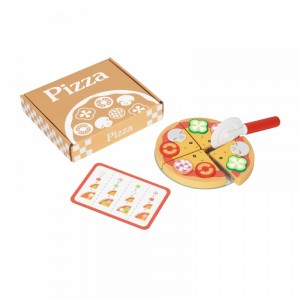 Hi Pando Πίτσα με Κόπτη από Ξύλο HP075 (6976831552756)