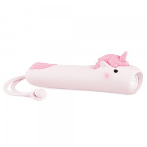 Rabbit & Friends Μικρός Φακός Σιλικόνης Pinky the Unicorn (70-520087)