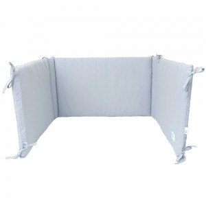 Babystar Προστατευτική Πάντα για Κούνια Μονόχρωμη Γκρι (7100.ΓΚ)