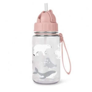 Saro Παγούρι Polar Bear Dusty Pink 400ml (74008) Saro Παγούρι Polar Bear Dusty Pink 400ml (74008)