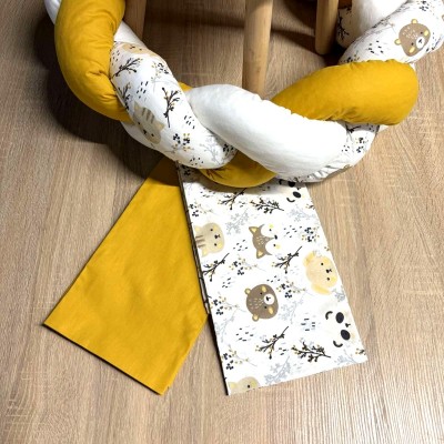 Abo Σετ σεντόνια λίκνου 2τμχ 70*120 Forest White (8074-802) Abo Σετ σεντόνια λίκνου 2τμχ 70*120 Forest White (8074-802)