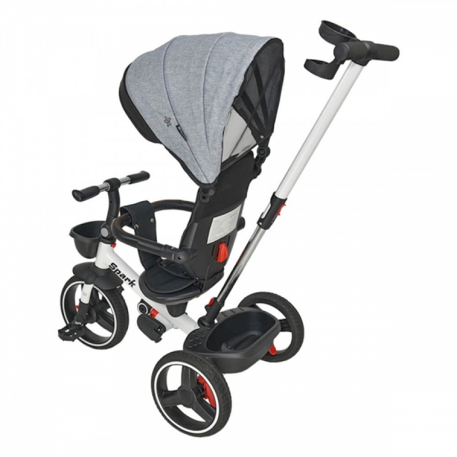 Bebestars Ποδηλατάκι τρίκυκλο 360° Spark Grey (817-186)