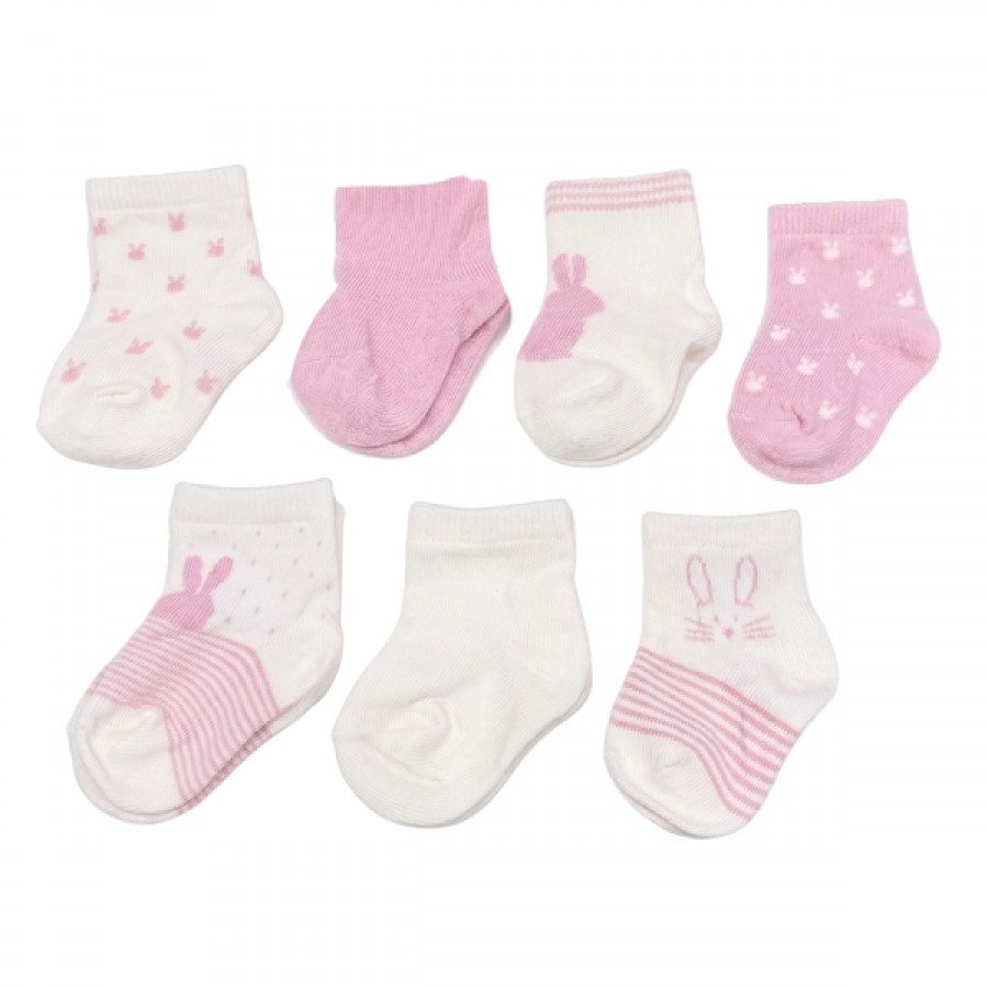 Gamberritos Καλτσάκια Newborn Ροζ Σετ 7τμχ. (10975-1) Gamberritos Καλτσάκια Newborn Ροζ Σετ 7τμχ. (10975-1)