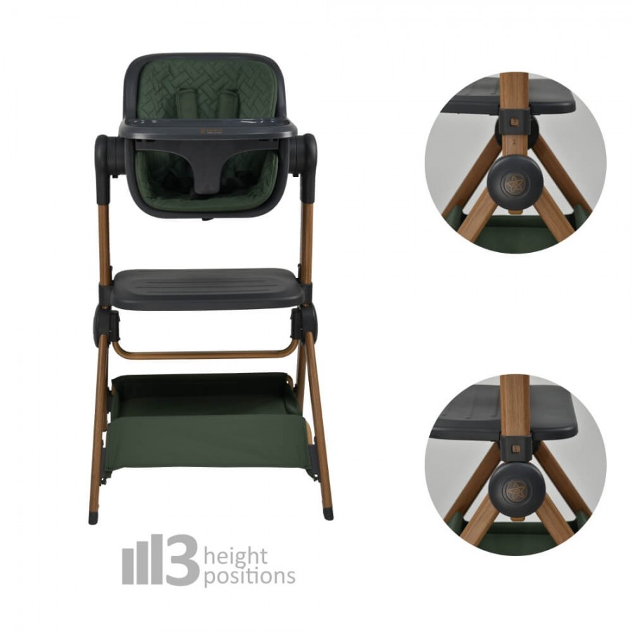 Bebestars Λίκνο Serenity 2 in 1 Forest Green (846-176)