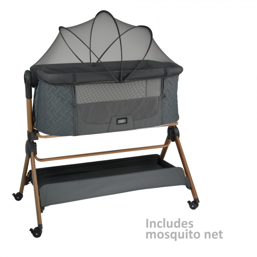 Bebestars Λίκνο Serenity 2 in 1 Smoked Grey (846-186)