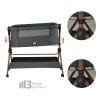 Bebestars Λίκνο Serenity 2 in 1 Smoked Grey (846-186)