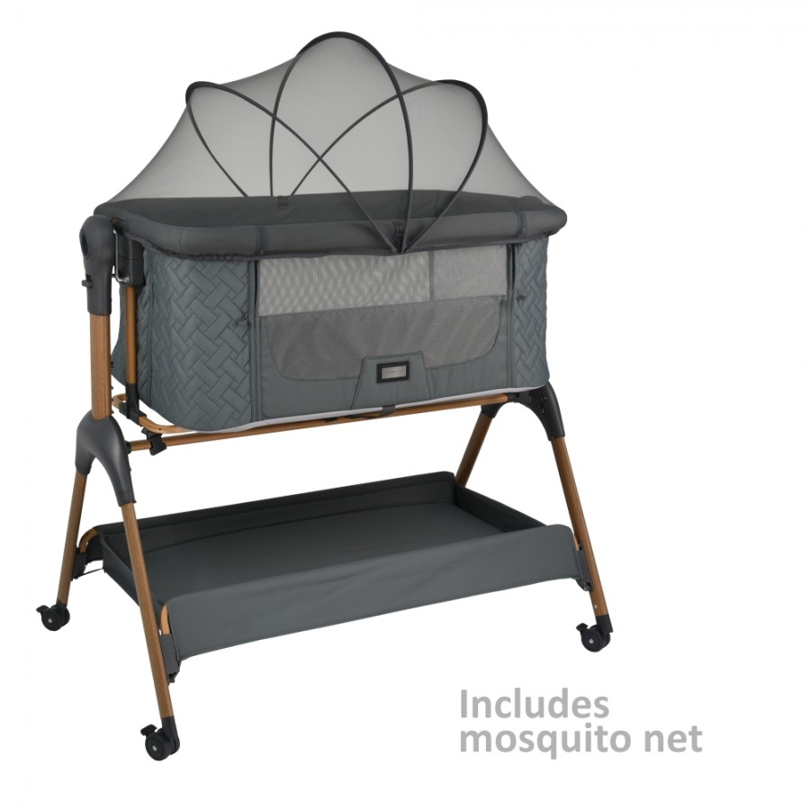 Bebestars Λίκνο Style 2 in 1 Smoked Grey (847-186)
