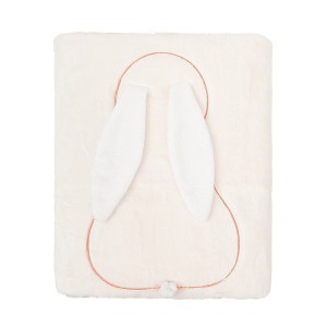 Bimbidreams Κουβέρτα Κούνιας Bunny Microline Pink 110x140εκ (85900004)