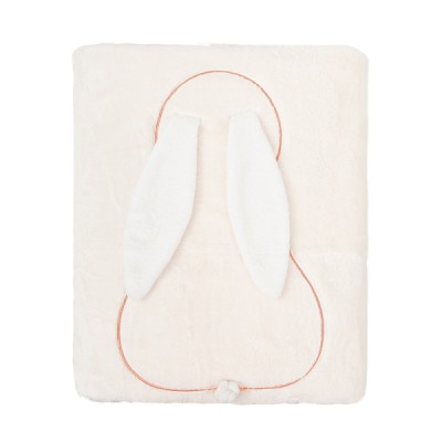 Bimbidreams Κουβέρτα Κούνιας Bunny Microline Pink 110x140εκ (85900004)