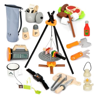 Umu Ξύλινο Σετ: Η Δική μου Κατασκήνωση (Φωτιά & Αξεσουάρ) (UMU1302)