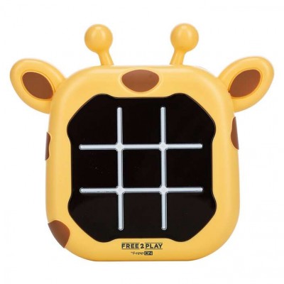 Free2Play Παιχνίδι Τρίλιζα Tic Tac Toe 2 σε 1 Giraffe 36m+ (86588)
