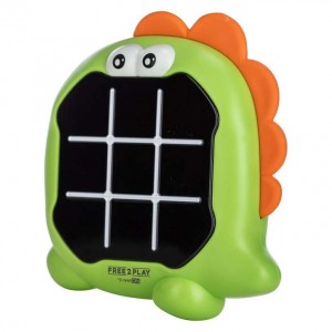 Free2Play Παιχνίδι Τρίλιζα Tic Tac Toe 2 σε 1 Dinosaur 36m+ (86601)