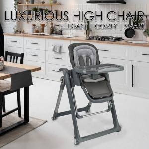 Bebestars Καρέκλα Φαγητού-Κούνια Yum Yum 2σε1 Grey (870-186) Bebestars Καρέκλα Φαγητού-Κούνια Yum Yum 2σε1 Grey (870-186)