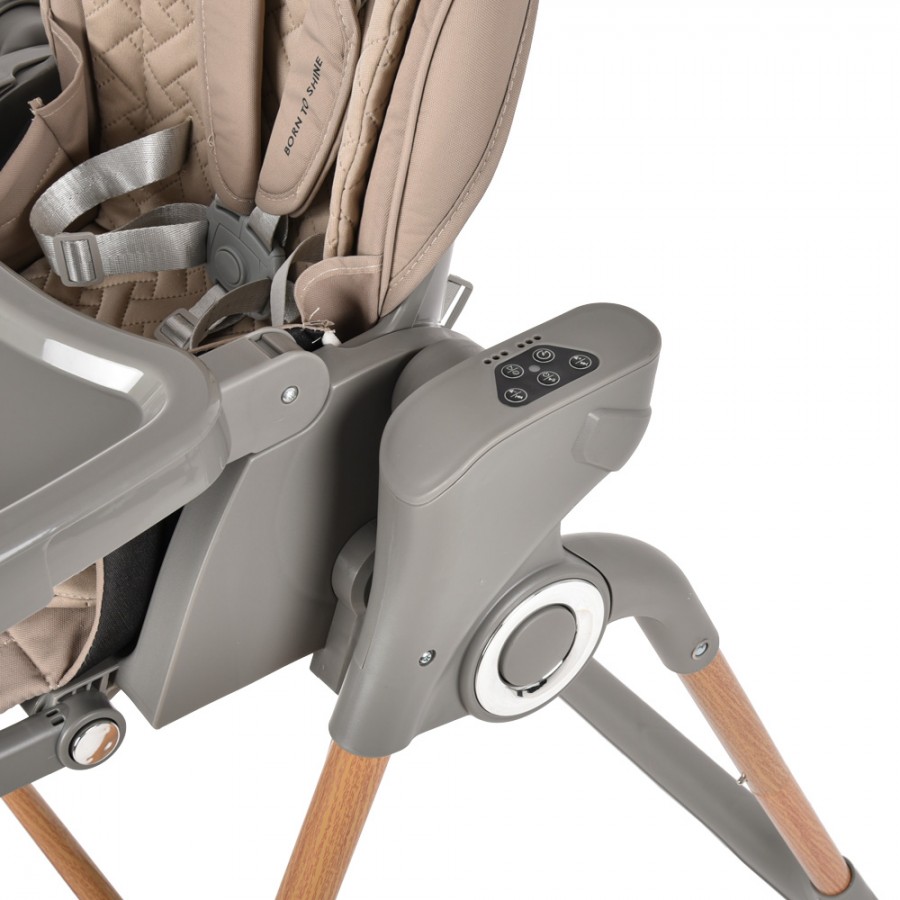 Bebestars Καρέκλακι Φαγητού-Κούνια Ηλεκτρικό Serenna 2 in 1 Natural Beige (871-182) Bebestars Καρέκλακι Φαγητού-Κούνια Ηλεκτρικό Serenna 2 in 1 Natural Beige (871-182)